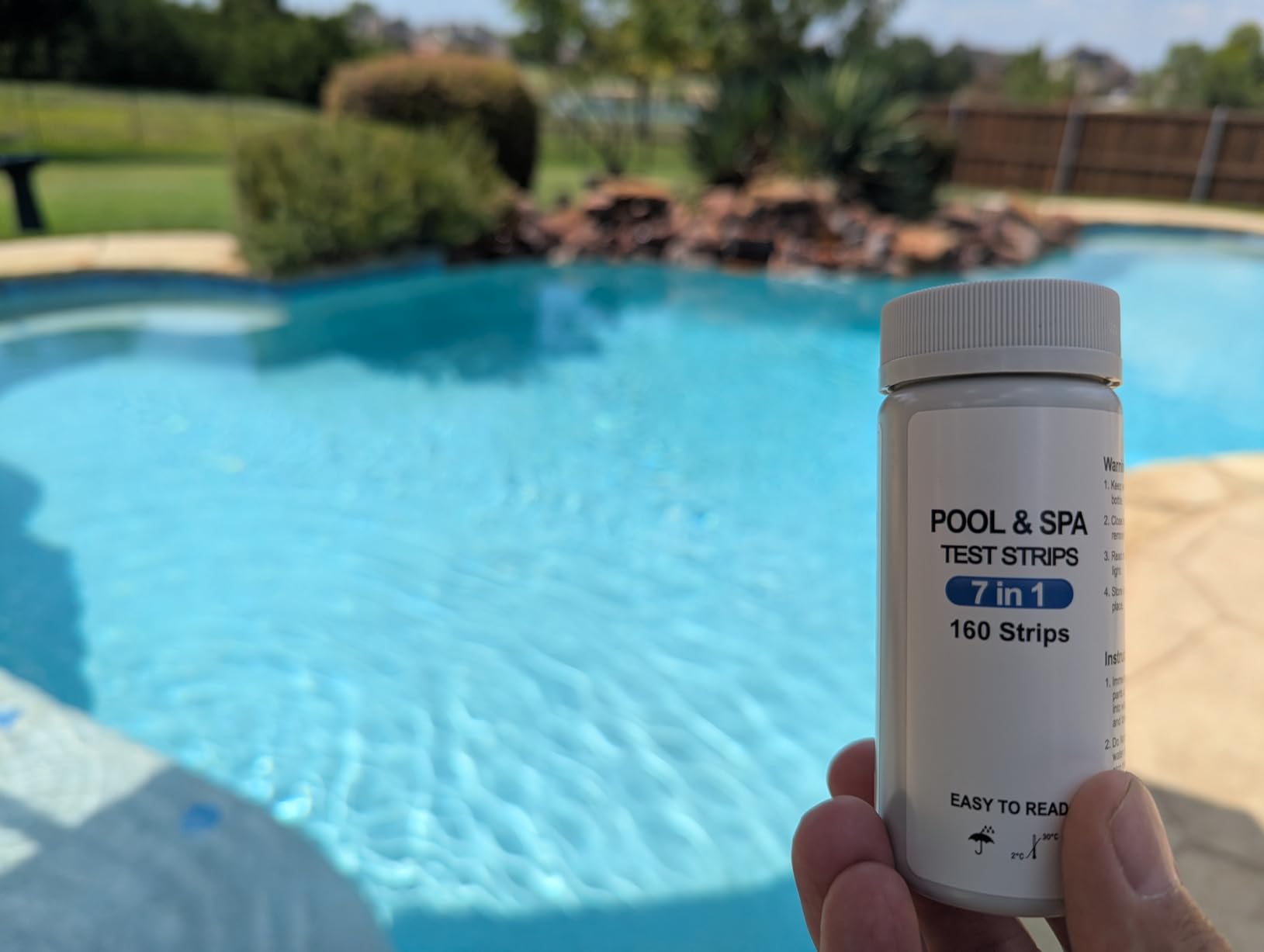 7-Way Pool Test Strips - 162 Strips Hot Tub, Spa, Pool Water Testing Kit customer photo 1