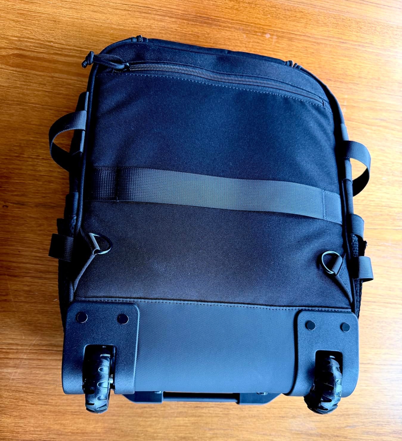 AUROTIER Rolling Tactical Laptop Backpack, Underseat Travel Backpack with Wheels, 16 Inch Wheeled Computer Backpack for Men and Women, Roller Overnight Molle Outdoor Hiking College Carry on Luggage customer photo 1