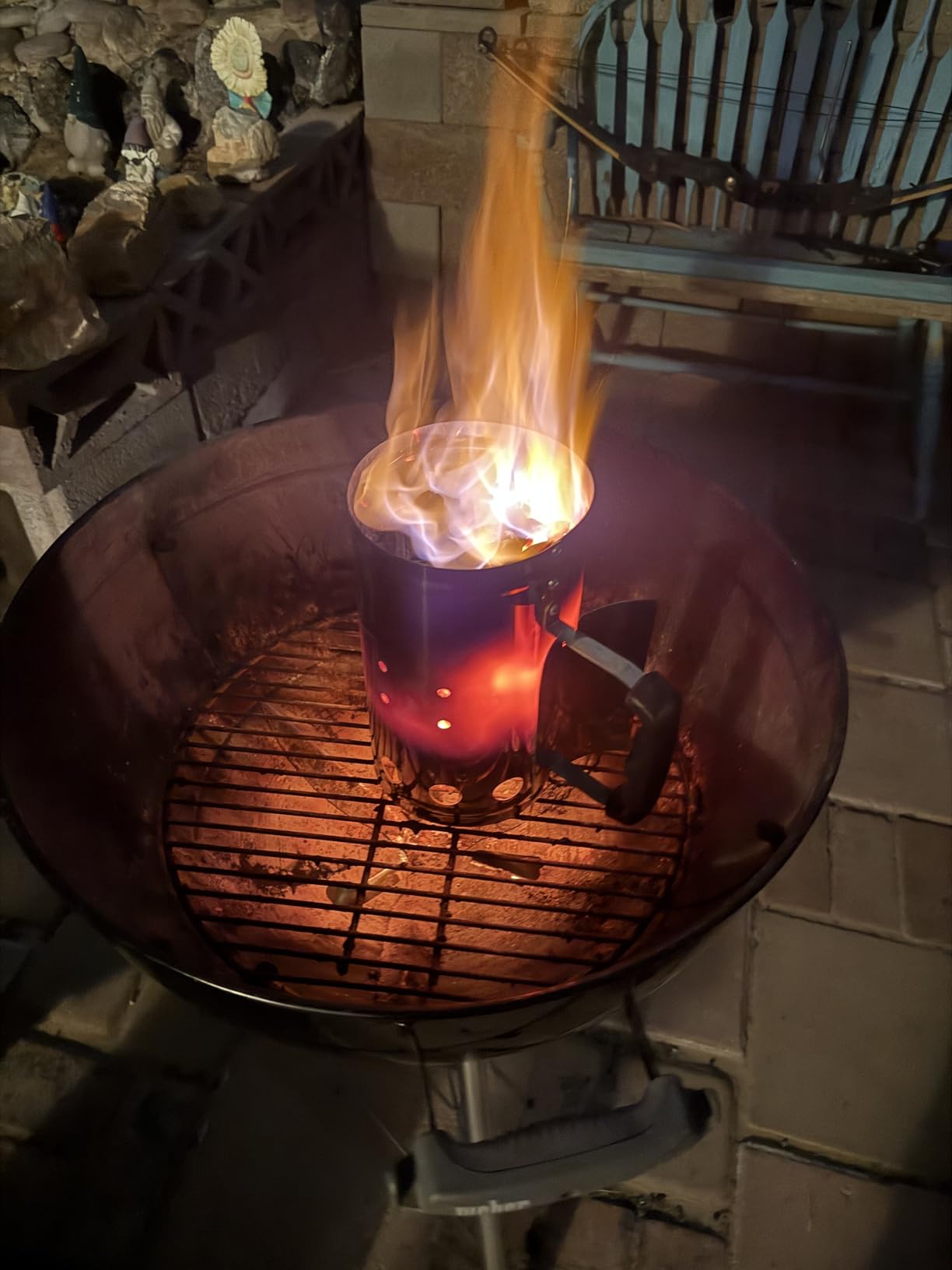 Charcoal Chimney Starter, BBQ Grill Quick Rapid Fire customer photo 2