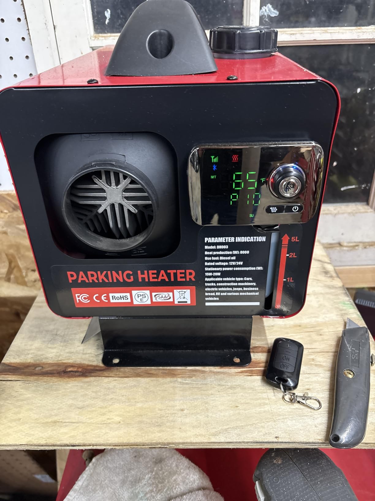 Diesel Heater 8KW with APP All in One Portable Air Heaters 12V/24V/110V customer photo 2