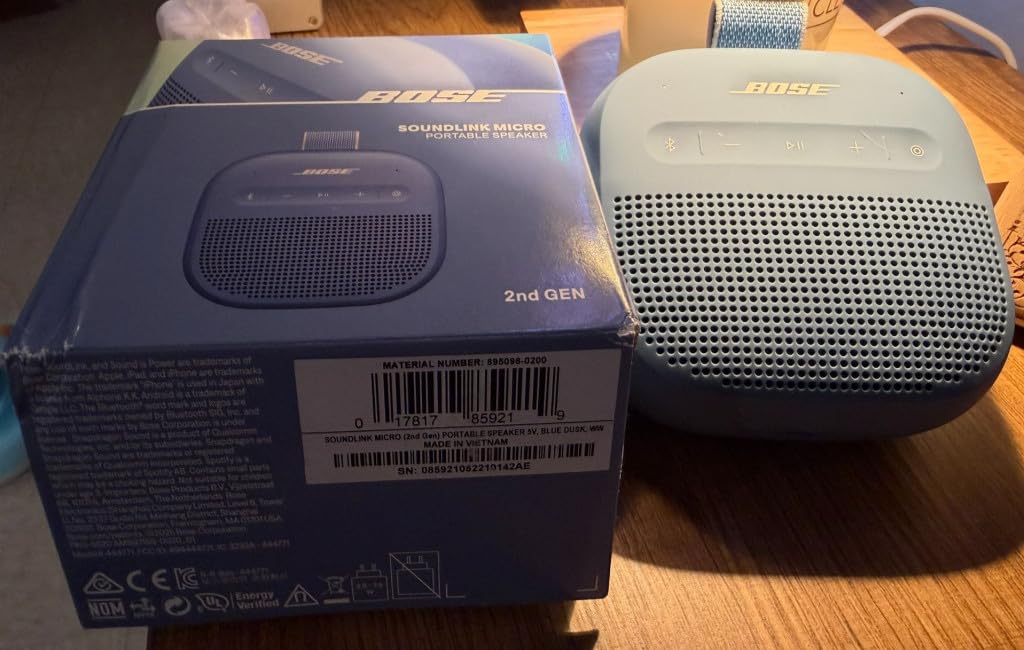Bose SoundLink Micro Portable Bluetooth Speaker (2nd Gen), Wireless Outdoor Speaker, Up to 12 Hours Battery Life, Waterproof and Dustproof, Black customer photo 1