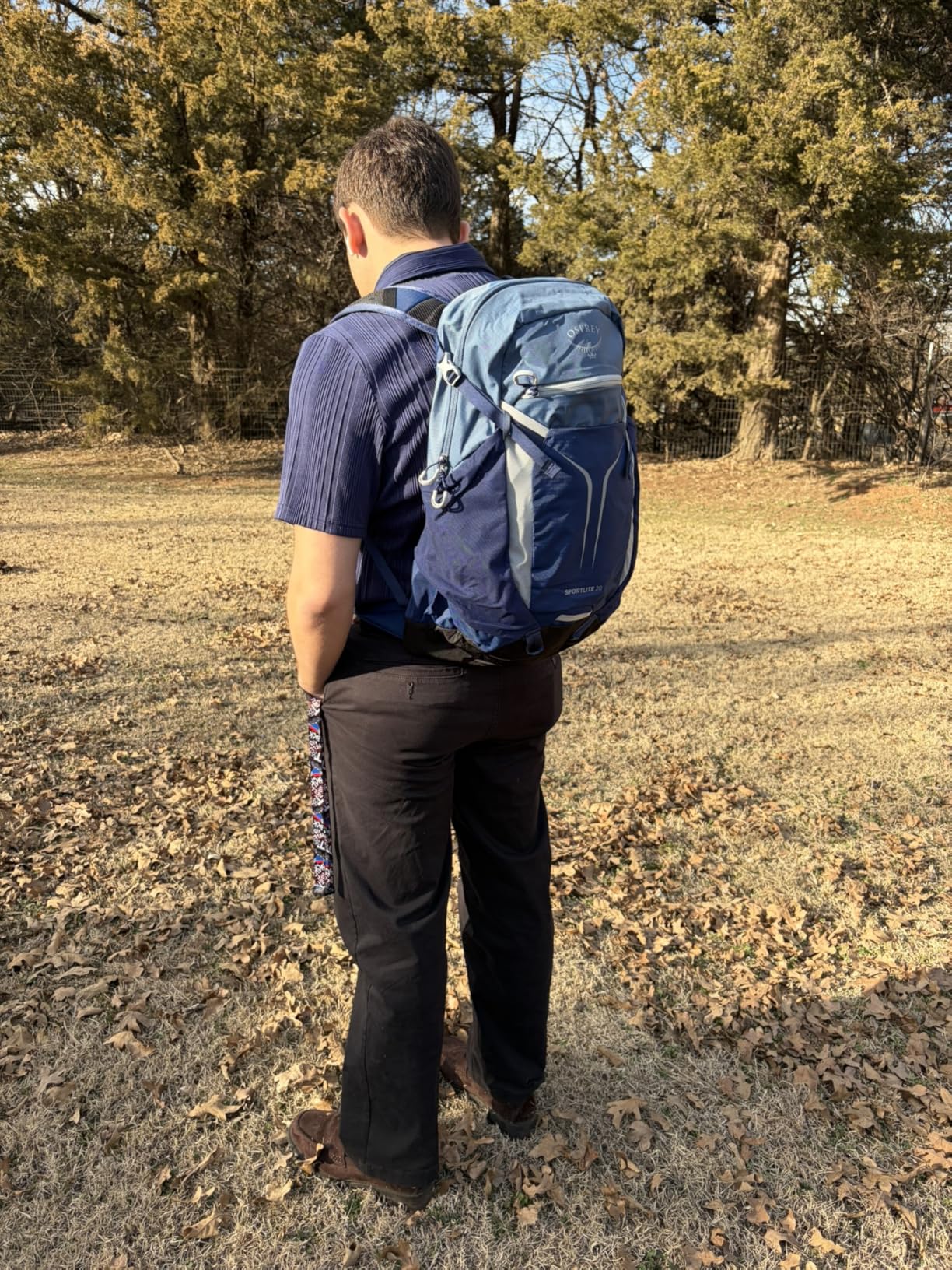 Osprey Sportlite 20L Lightweight Hiking Backpack, Blue OS customer photo 2