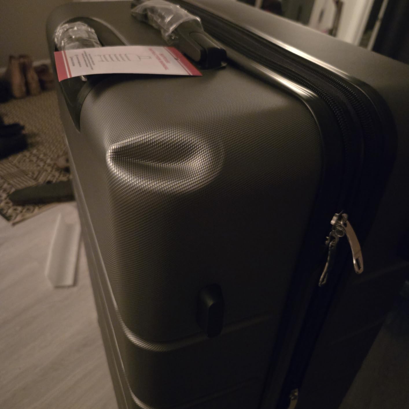 Sweetcrispy 20 Inch Carry On Luggage, Suitcase with Spinner Wheels customer photo 1