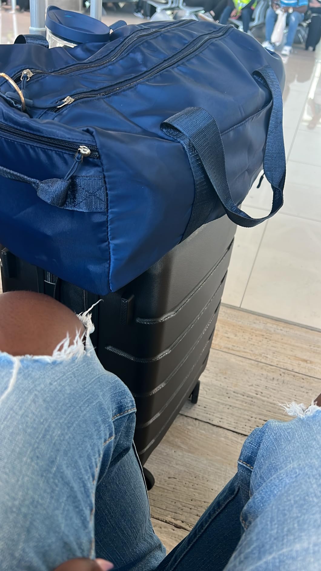 Sweetcrispy 20 Inch Carry On Luggage, Suitcase with Spinner Wheels customer photo 2