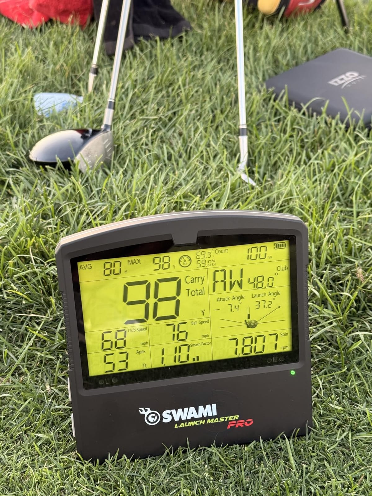 Izzo Golf Swami Launch Master Pro Golf Launch Monitor customer photo 1