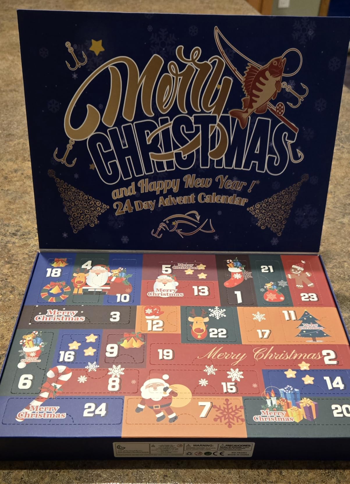 Fishing Advent Calendar 2026, 24 Day Christmas Countdown Calendar | Fishing Lures Tackle Set customer photo 1