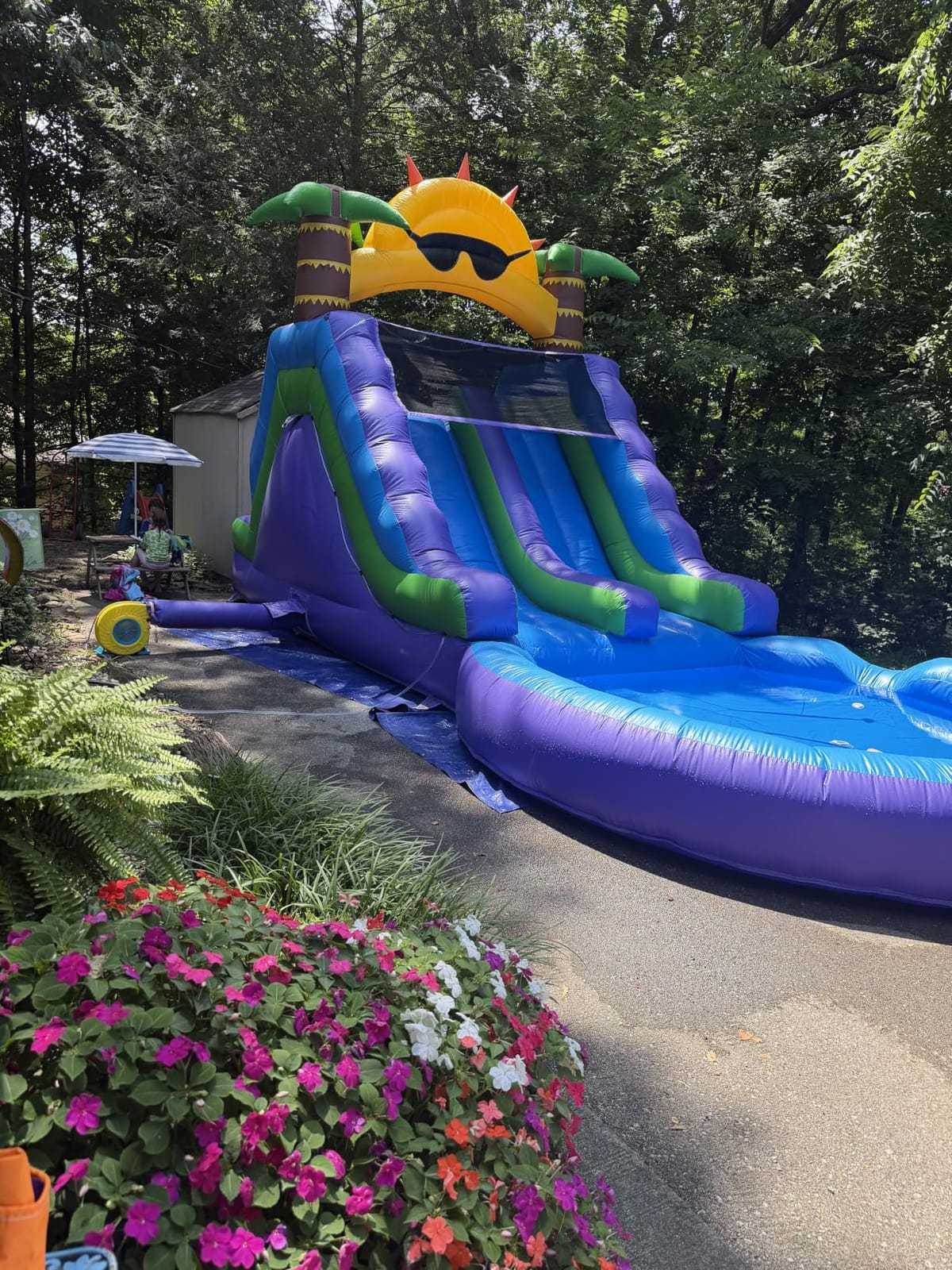 21FT(L) Commercial Water Slide for Adults, 100% Heavy Duty PVC Inflatable Water Slide Backyard w/ 950W Blower, Family Size Pool for Outdoor Party, 21x11x12ft, 500lbs Capacity, Fast Drainage customer photo 1