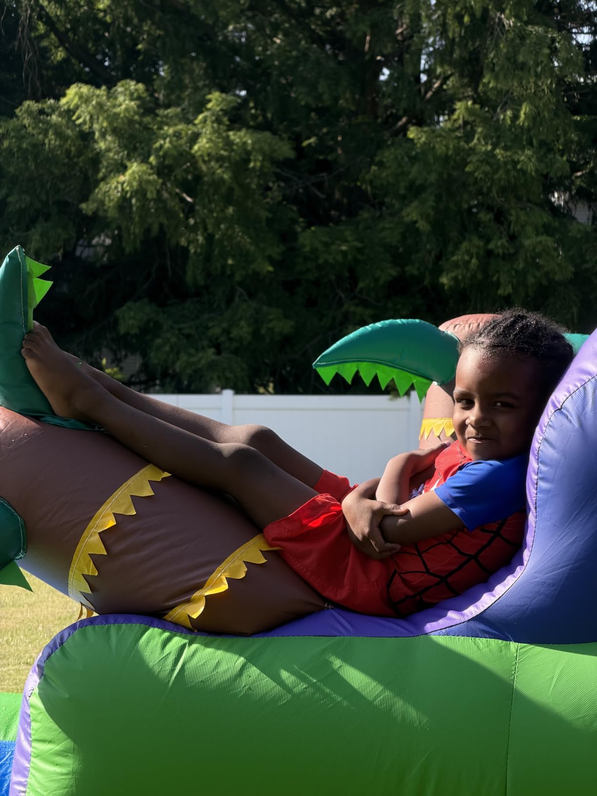 21FT(L) Commercial Water Slide for Adults, 100% Heavy Duty PVC Inflatable Water Slide Backyard w/ 950W Blower, Family Size Pool for Outdoor Party, 21x11x12ft, 500lbs Capacity, Fast Drainage customer photo 2