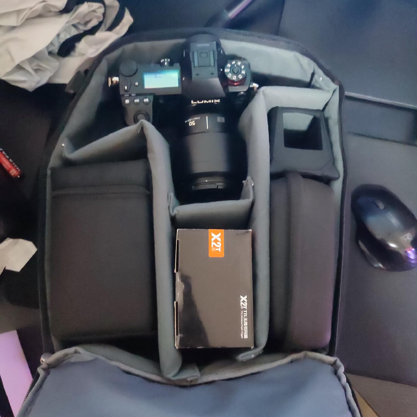 K&F CONCEPT Camera Backpack, Lightweight Camera Bag with Tripod Holder | Professional Bag for DSLR/SLR Mirrorless, with 14in Laptop Compartment & Rain Cover, Men & Women, for Sony Canon Nikon, B19 customer photo 2