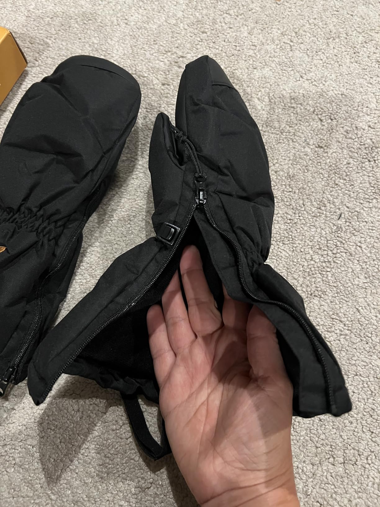RIGWARL Kids Ski Mittens, Waterproof, 3M Insulated, Long Zipper Cuff customer photo 1