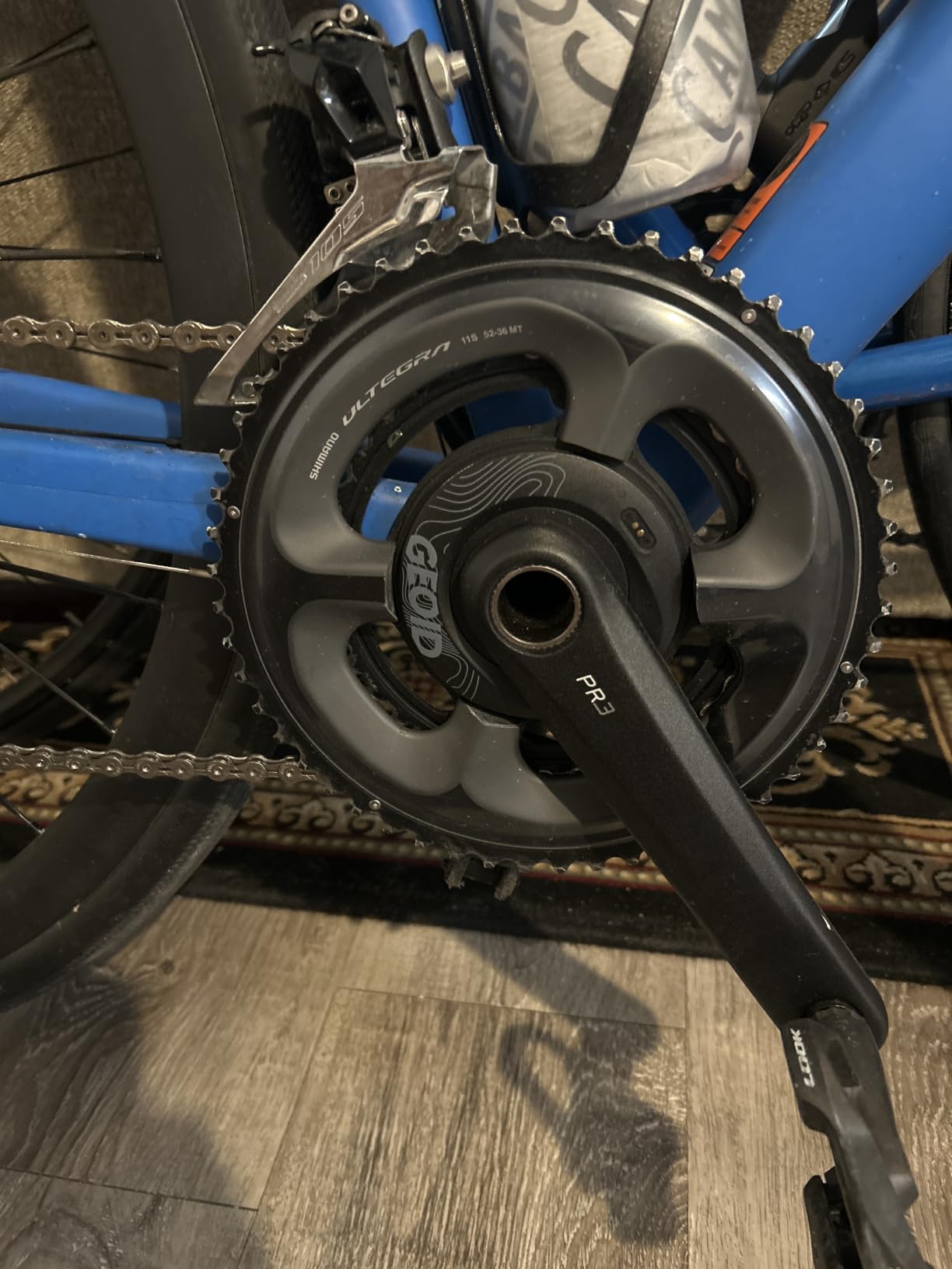 GEOID PM500 Bike Power Meter Crankset, ±1.5% Accuracy, Lightweight 680g, 300h Long Battery Life, 110BCD, Bluetooth & ANT+, IPX7 Waterproof Cycling Power Meter for Road Bikes - 170mm customer photo 1