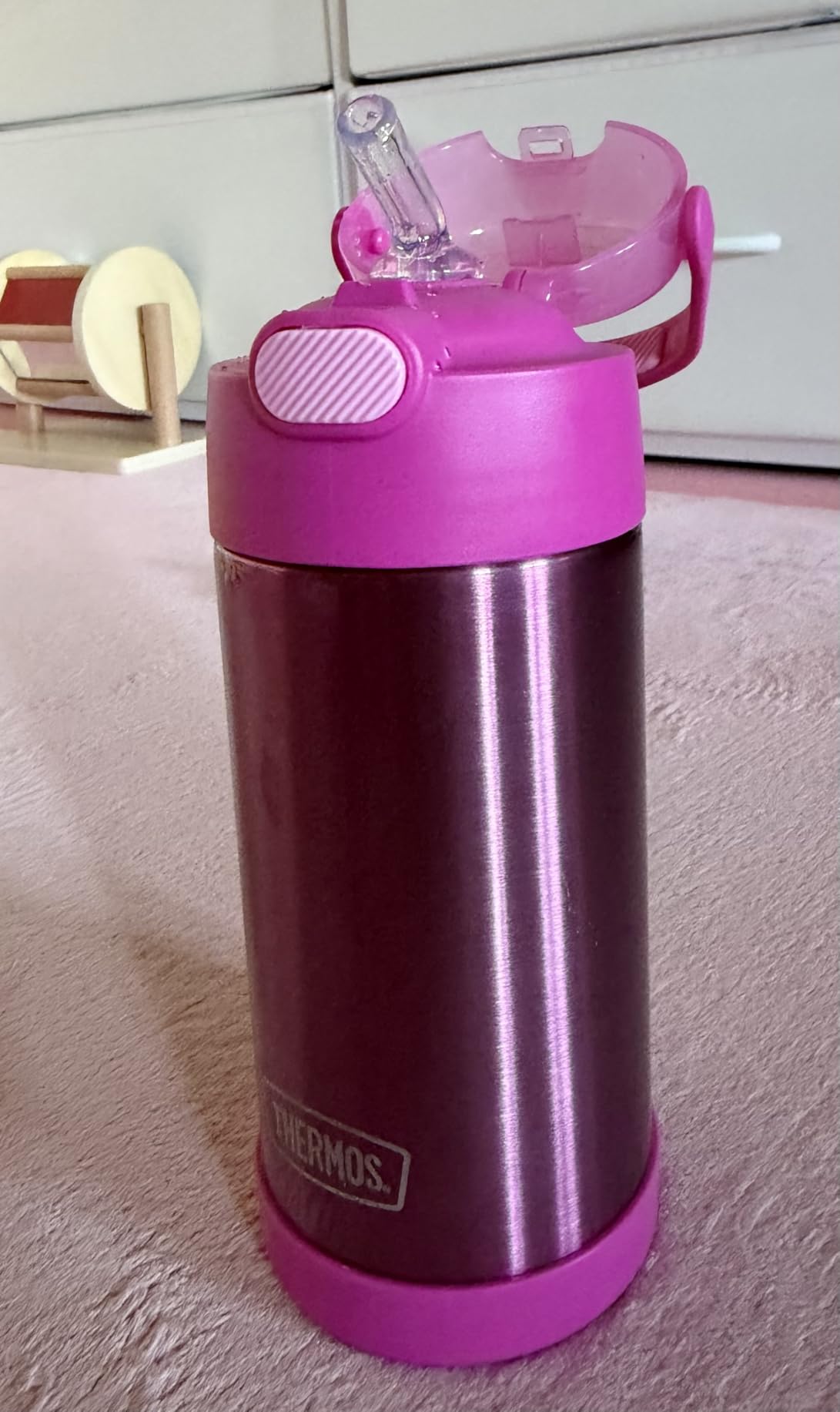 THERMOS FUNTAINER Water Bottle with Straw, 12oz, Inline Camo customer photo 2