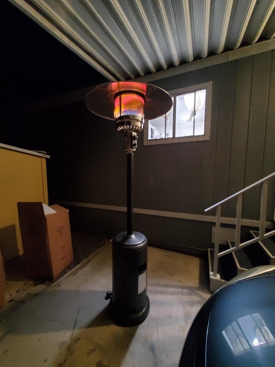 Pamapic 50,000 BTU Outdoor Propane Patio Heater with Round Table Design, Premium 304 Stainless Steel Burner customer photo 2