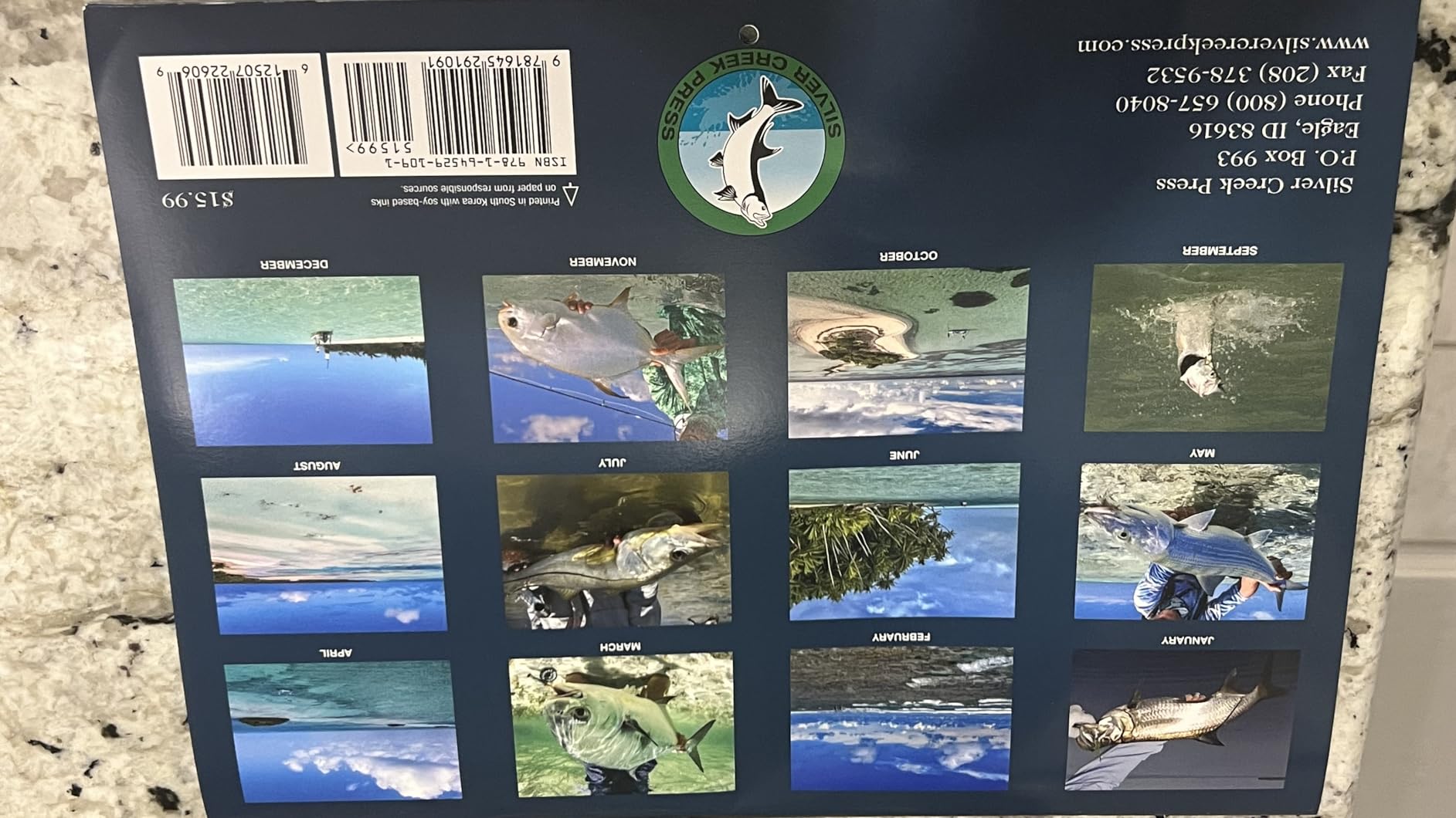 2026 Saltwater Fly Fishing Wall Calendar customer photo 1