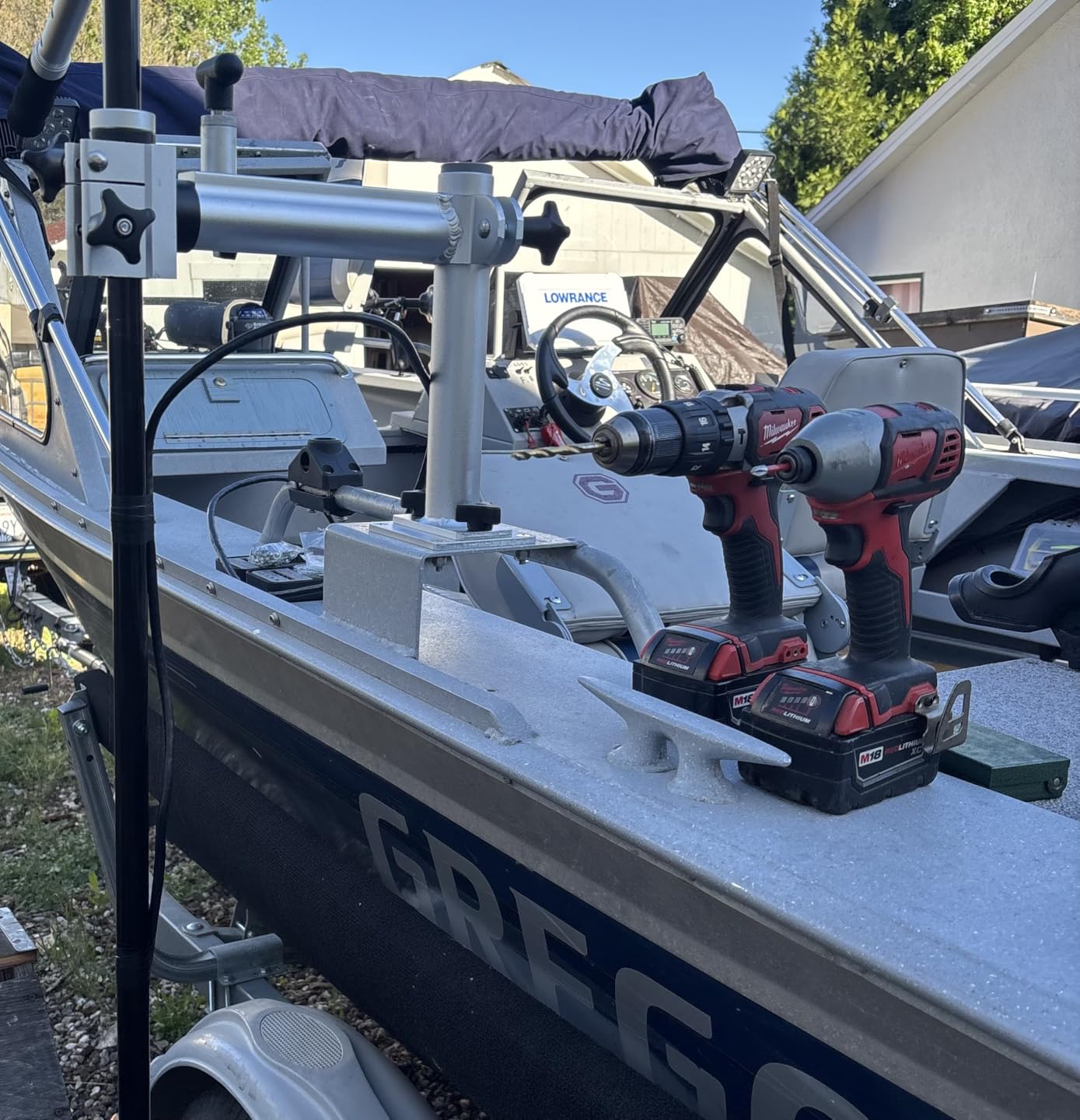 Millennium Marine Breakaway Transducer Pole customer photo 1