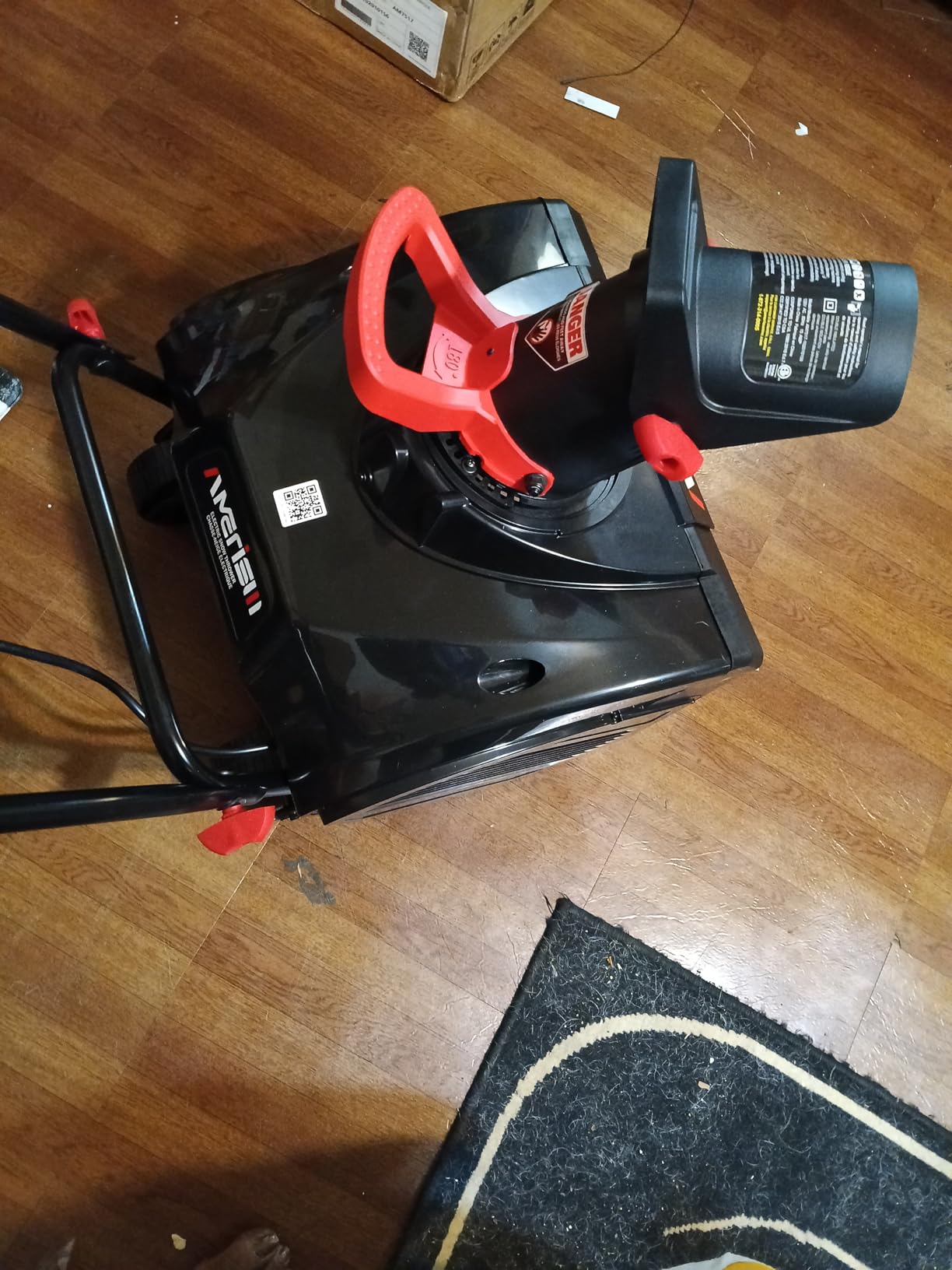 PowerSmart Electric Snow Blower, 21-Inch Corded Snow Thrower, 15-Amp, with LED Light for Yard Driveway Deck customer photo 1