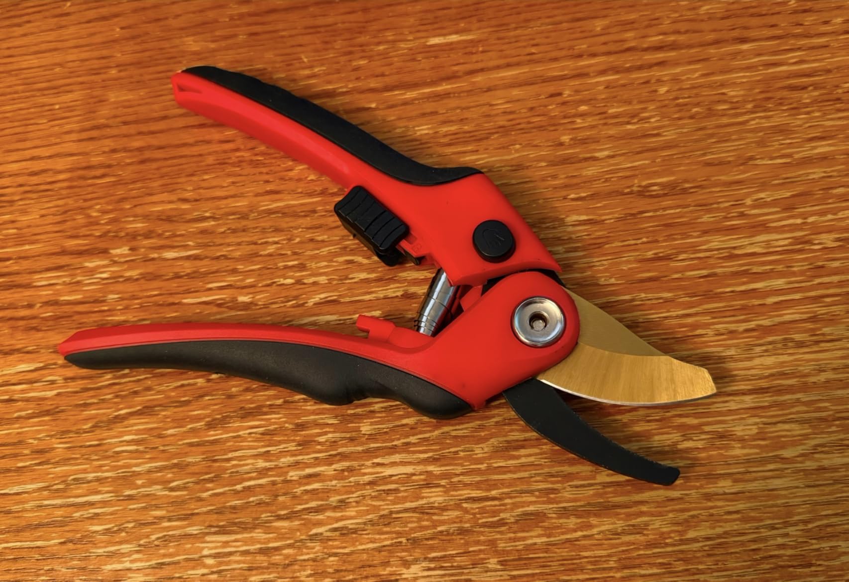 FLORA GUARD Heavy Duty Ratchet Pruning Shears, SK5 Steel Garden Clippers customer photo 2