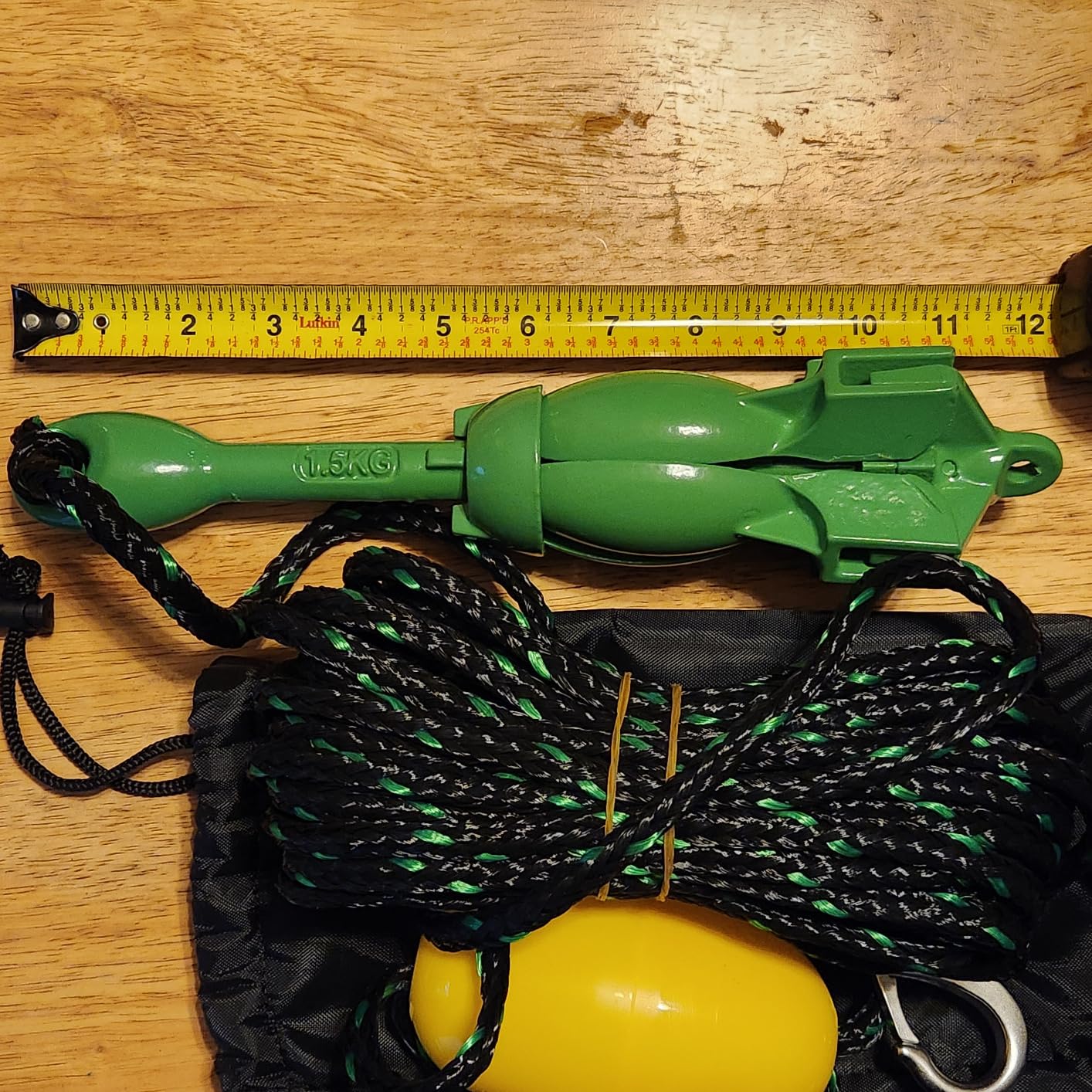 Boat Kayak Anchor Kit 40ft Rope & Storage Bag - Accessories for Kayaks, Canoes, SUP Boards, Small Boats, Jet Skis & PWCs customer photo 1