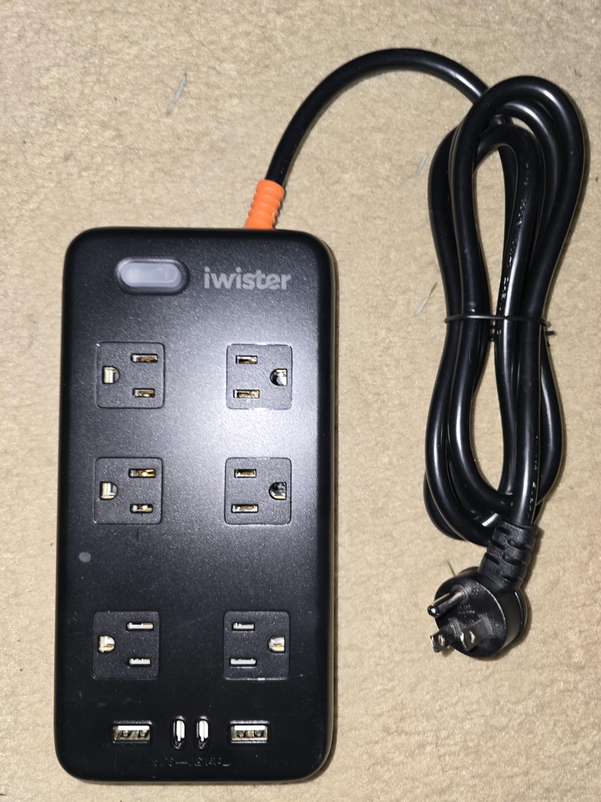 Outdoor Waterproof Power Strip IPX6, 6FT Extension Cord with 6 AC & 4 USB customer photo 2