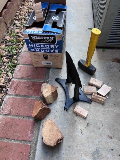 Kindling Splitter L, Cast Iron Manual Wood Splitter for Firewood customer photo 1