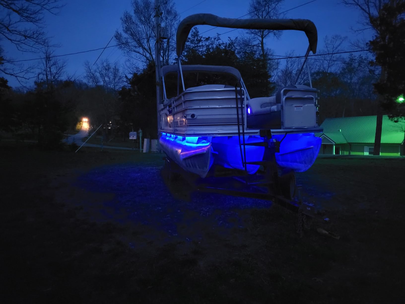 100FT Boat Lights LED Waterproof, 12V Marine Light Strip for Boat, RGB Marine LED Strip 12V with App & Remote for Pontoon Interior and Exterior, Night Fishing Lighting for Jon, Yacht, Kayak, Deck customer photo 2