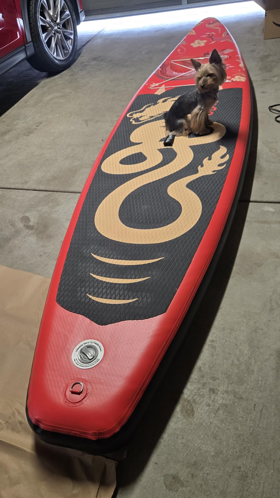 FunWater Inflatable Stand Up Paddle Board with Beginners SUP Accessories | 10'6''/11'SUP, Anti-Slip EVA Deck, Versatile Yoga/Family Inflatable Paddle Boards for Adults & Youth of All Skill Levels customer photo 1