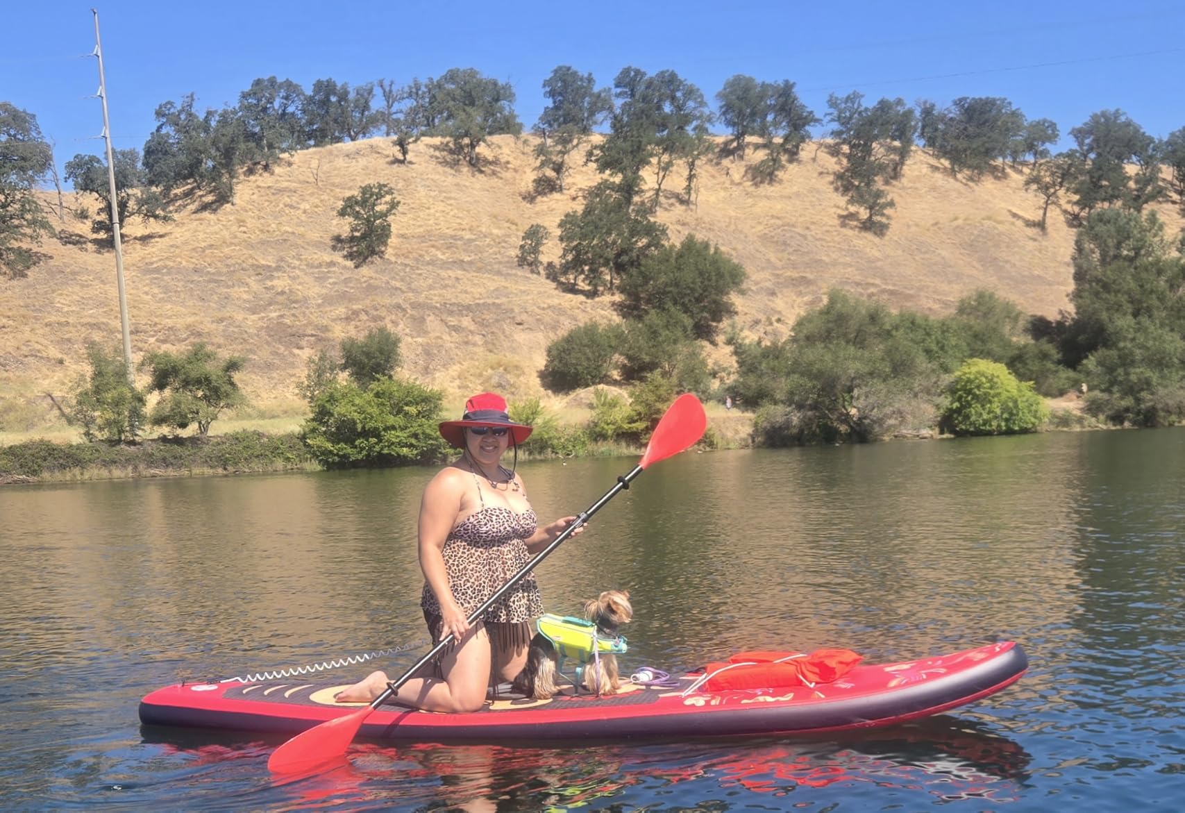 FunWater Inflatable Stand Up Paddle Board with Beginners SUP Accessories | 10'6''/11'SUP, Anti-Slip EVA Deck, Versatile Yoga/Family Inflatable Paddle Boards for Adults & Youth of All Skill Levels customer photo 2