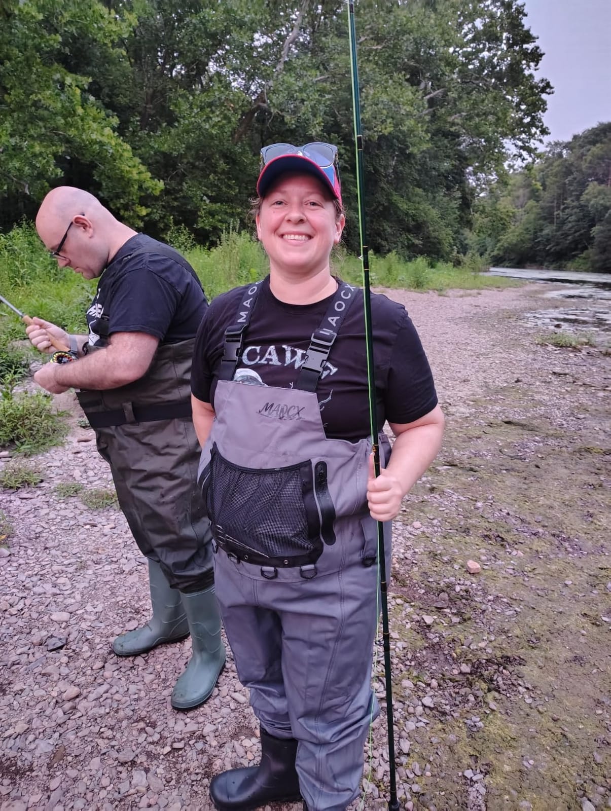 High Strength Nylon PVC Waterproof Fishing Chest Waders with Bootfoot | 600D Premium Ripstop Nylon Taslon Fabric, Multiple D-rings, Anti-Slip Boots, Comfortable Adjustable Fit, Waterproof & Durable customer photo 1