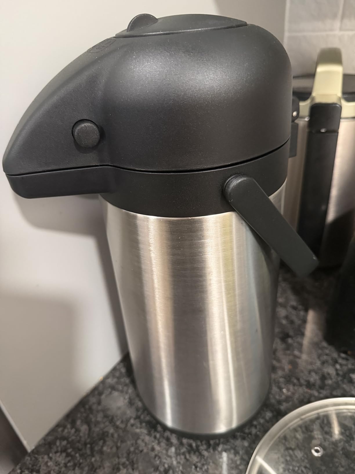 Thermal Coffee Carafe for Keeping Hot - 68OZ Insulated Camping Coffee Pot customer photo 2