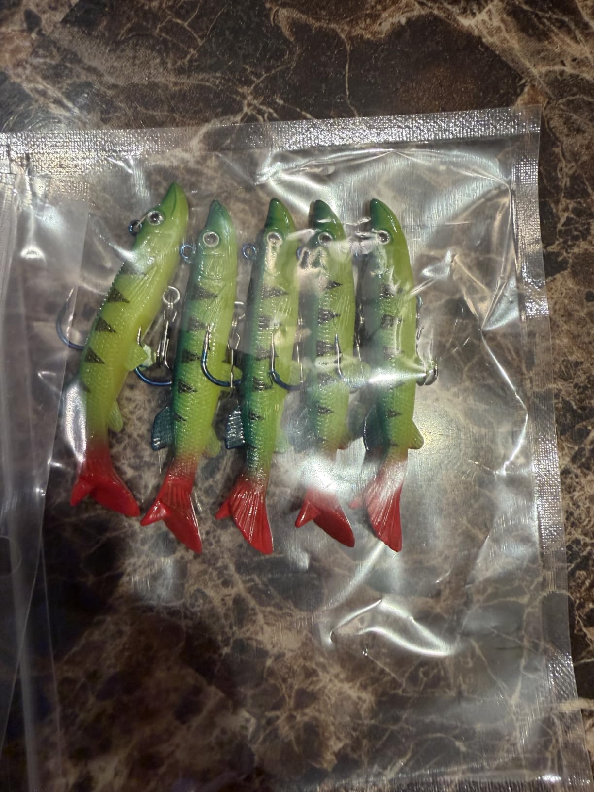2 Pack Alabama Rig Kit - 5 Arms 8 Blades Umbrella Rig, 2 Rigs+10 Jig Heads | Swimbaits for Striper & Bass Fishing customer photo 2