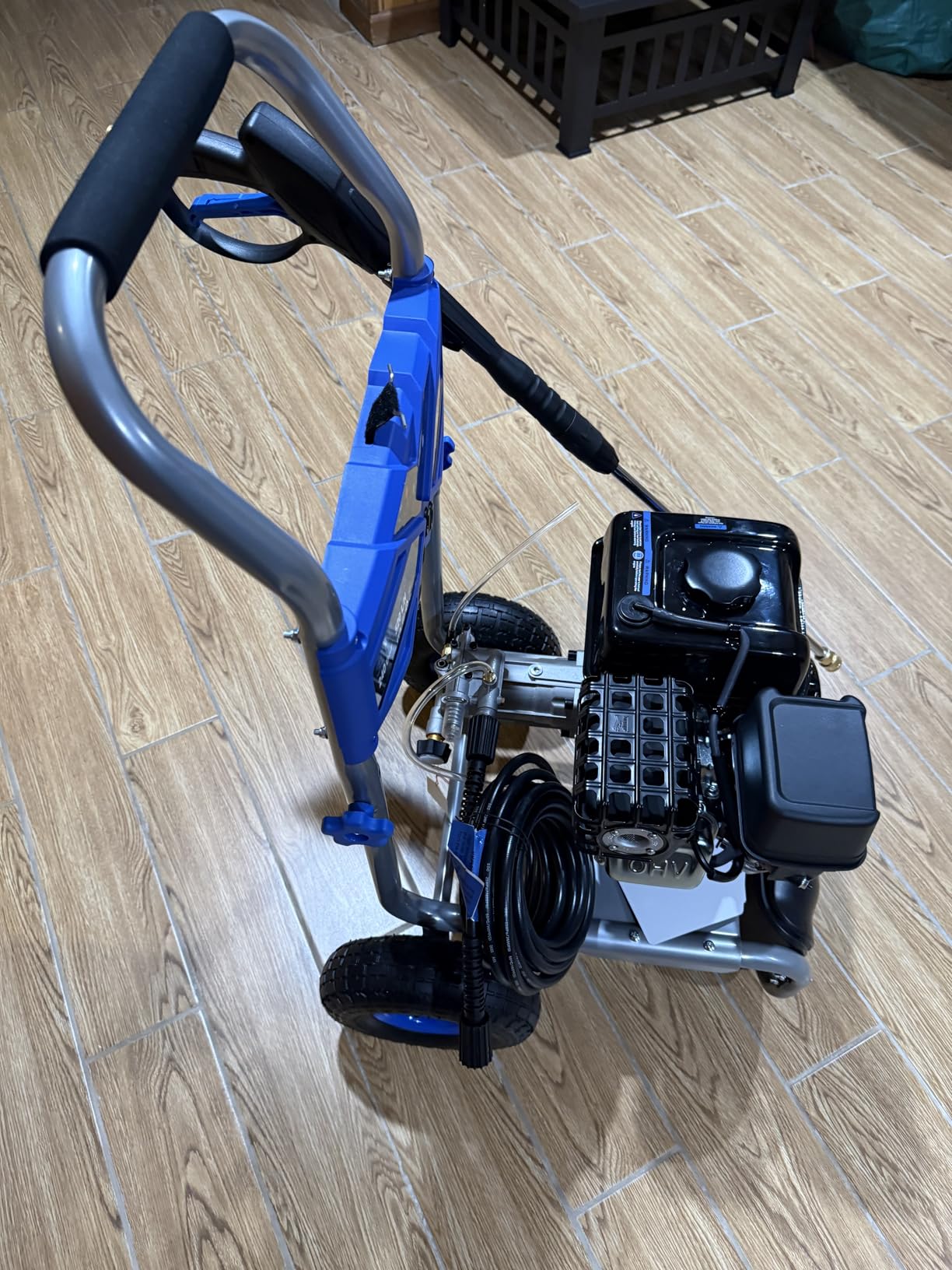 Gas Powered Pressure Washer 3500 PSI - 2.3 GPM Heavy Duty High Power Washer,212CC 7HP Engine with 25Ft Pressure Hose, Axial Aluminum Pump, Soap Tank, 4 Quick Connect Nozzle (Coral) customer photo 1