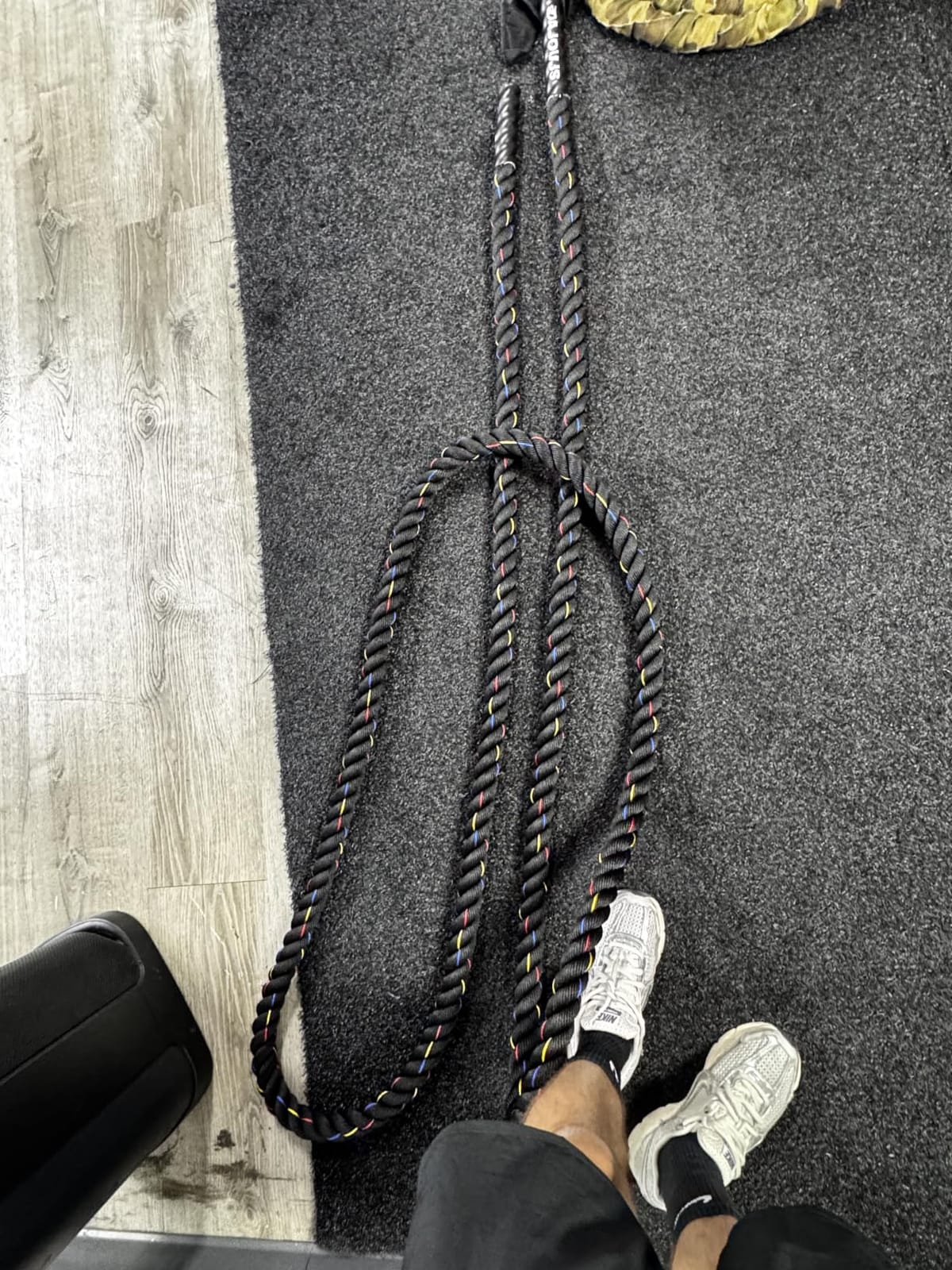 Workout Weight Sled Pull Rope - 1.5 Inch Dia. 40Ft Heavy Duty Exercise Rope for Sled Pulls, Tire Pulling, Football Training - Fitness Resistance Gym Equipment for Men & Women customer photo 1