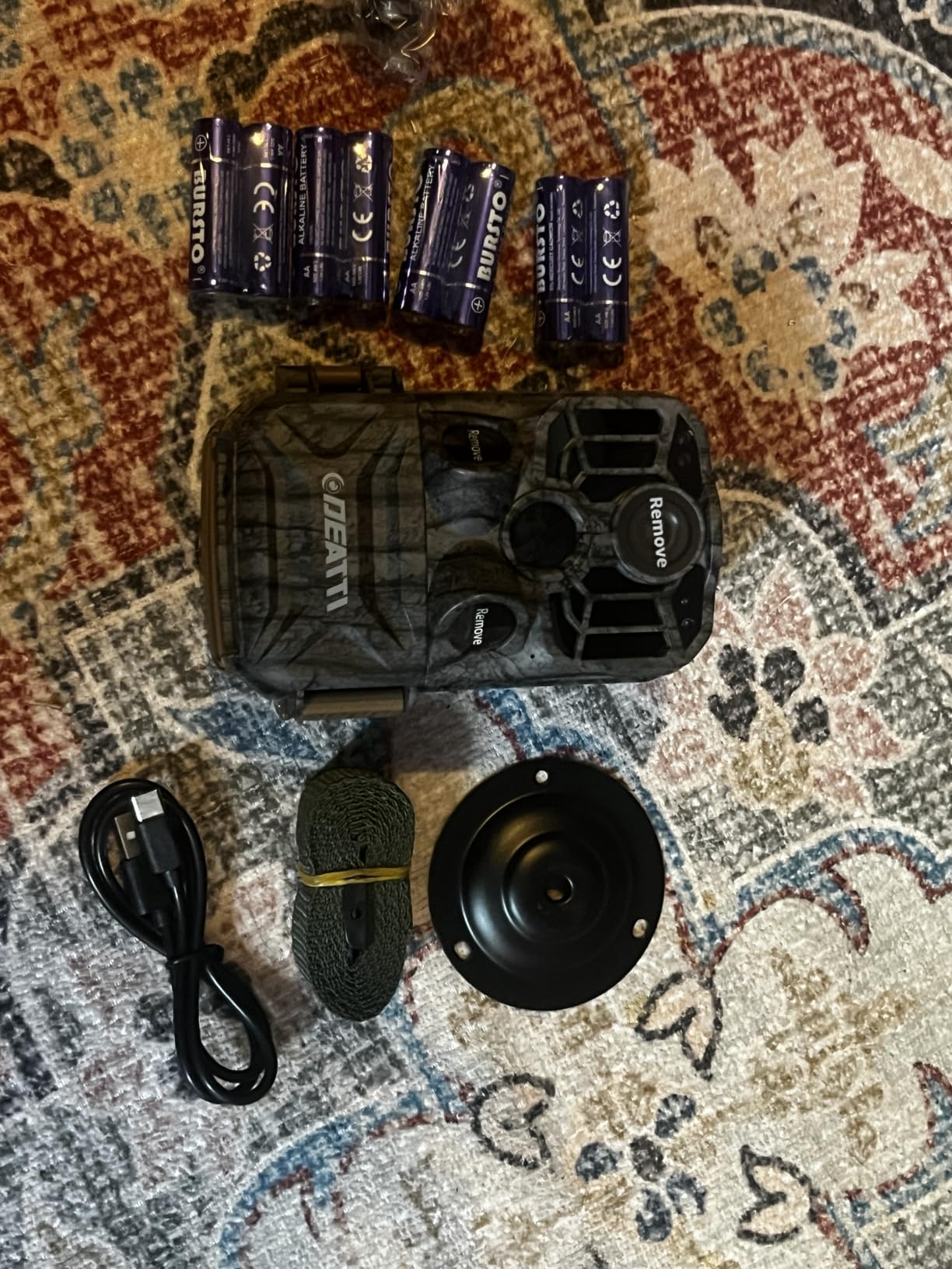 DEATTI 4K 48MP Trail Camera WiFi Bluetooth Connection, Night Vision Motion Activated, IP66 Waterproof customer photo 2