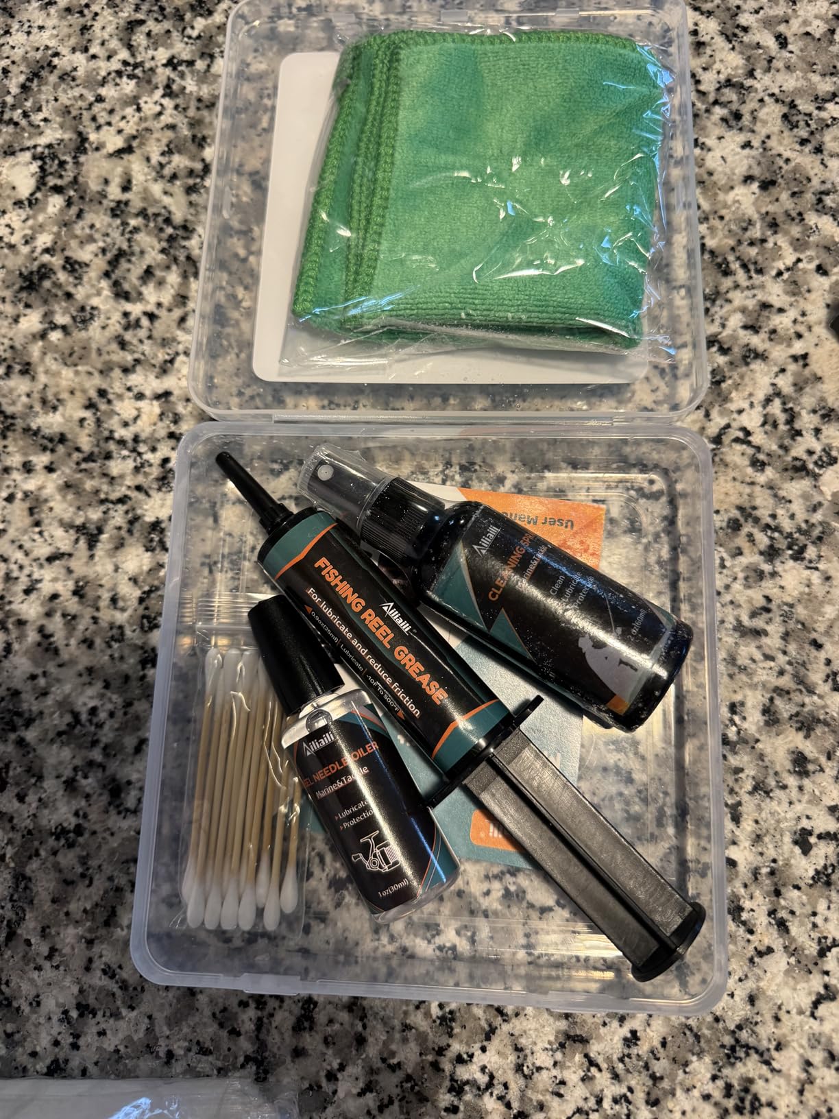 Fishing Reel Care Kit with Needle Oil & Grease customer photo 1