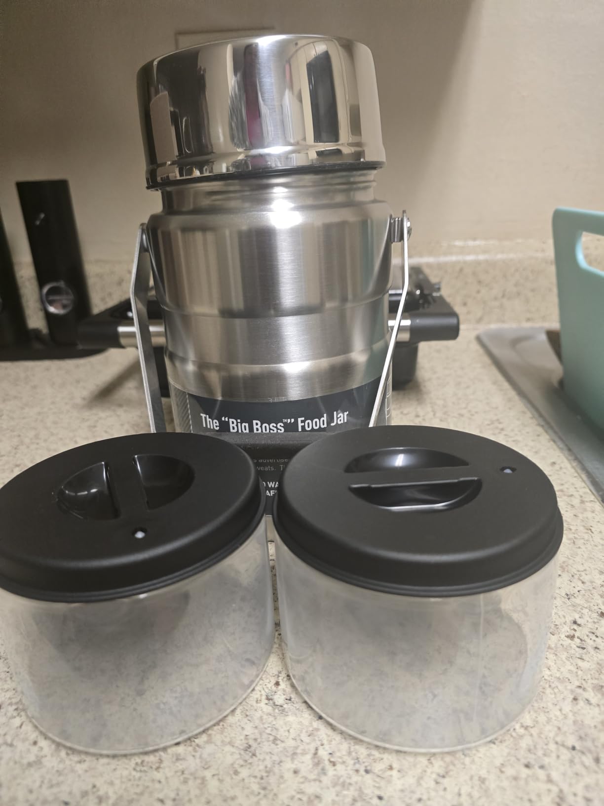 THERMOS Stainless King Food Jar with Bowl, 24oz, Matte Steel customer photo 2