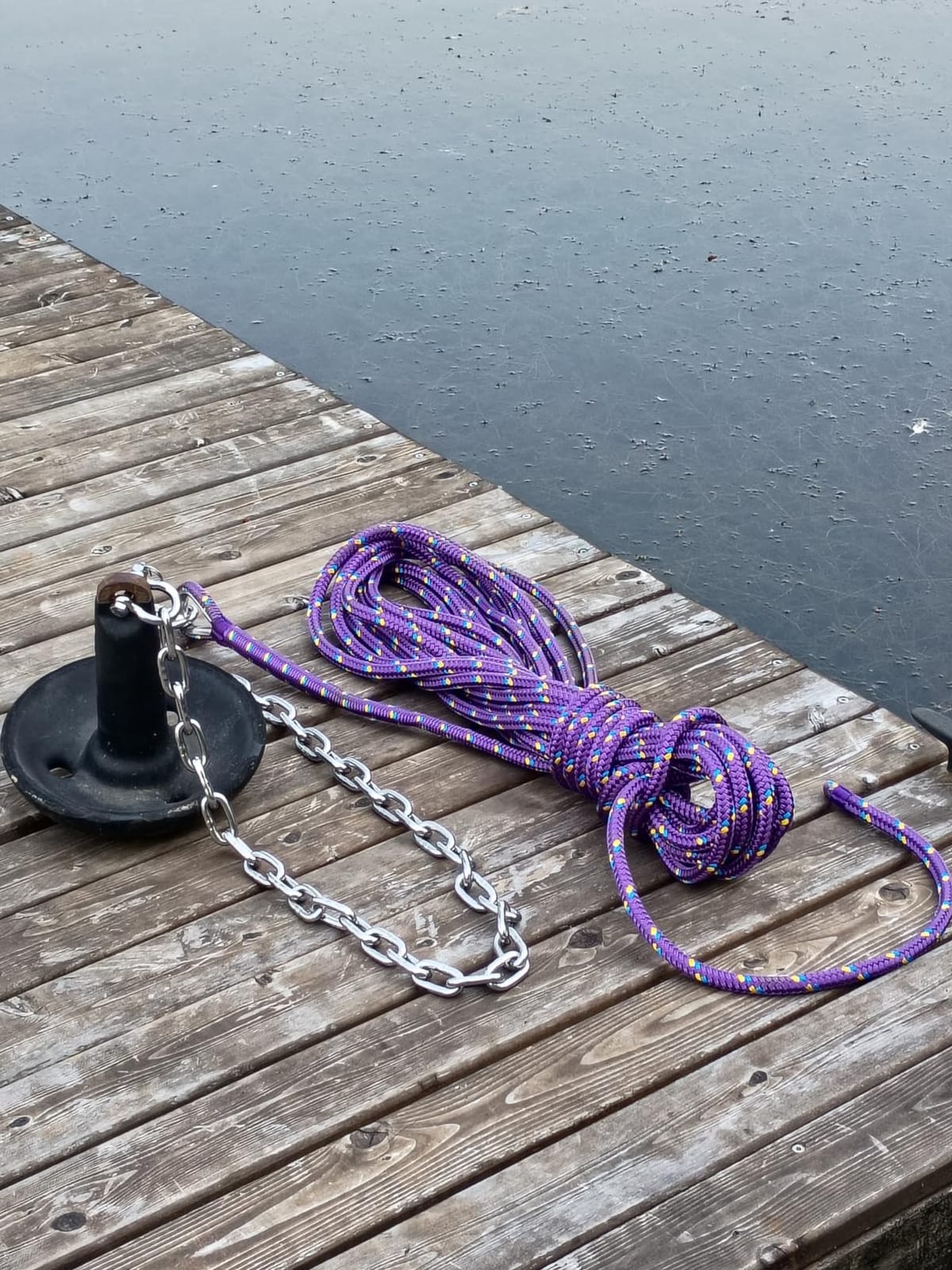 Boat Anchor Chain and Rope Kit, Boat Rope 3/8