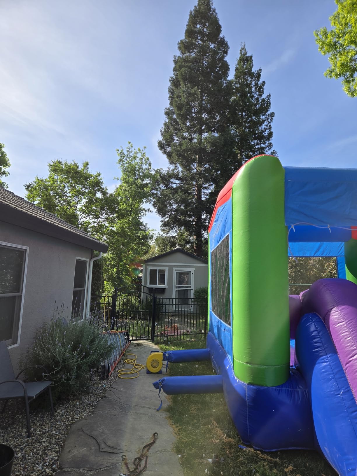 JumpOrange Commercial Grade Bounce House Water Slide with Splash Pool for Kids and Adults (with Blower), Wet Dry Use, Basketball Hoop, Outdoor Indoor, Birthday Party Rental (2 Lane Octopus) customer photo 1