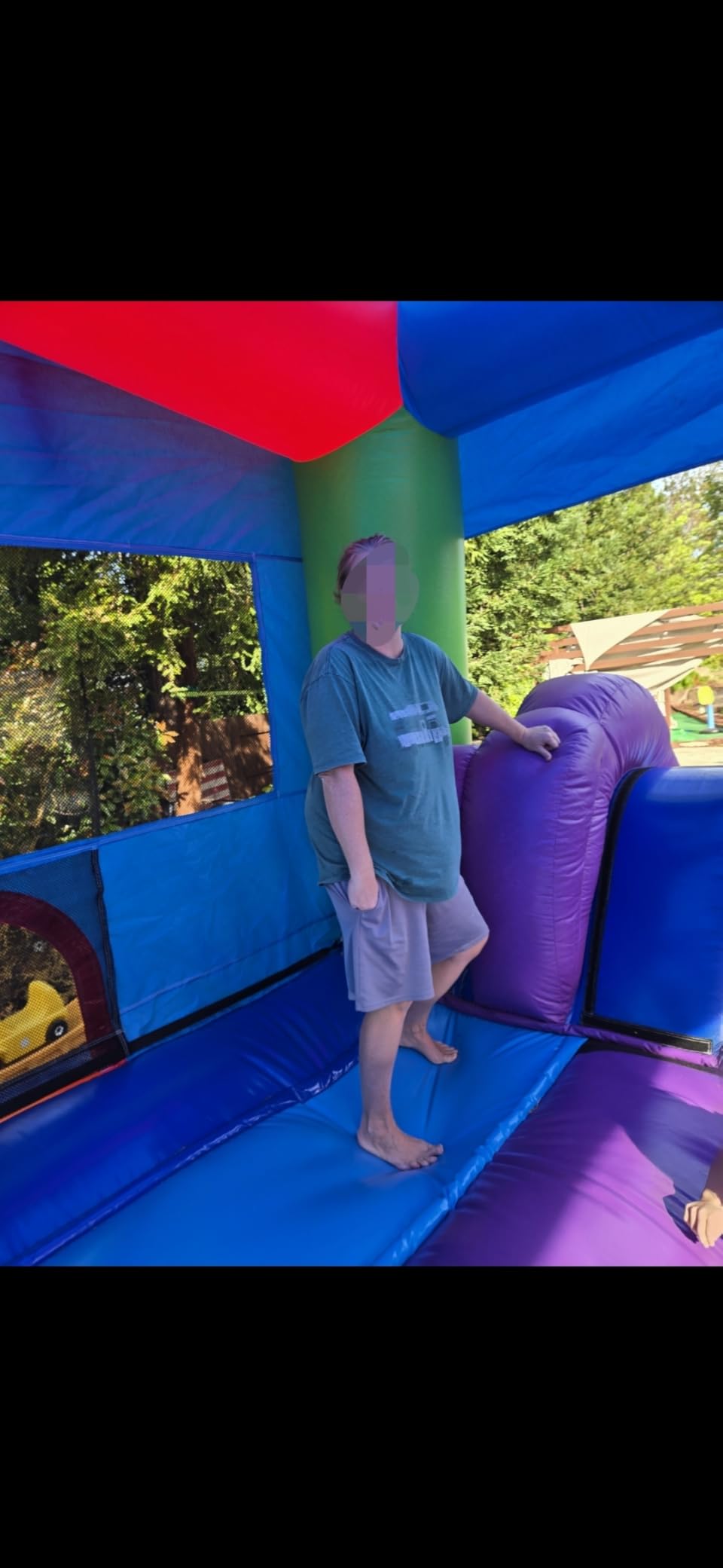 JumpOrange Commercial Grade Bounce House Water Slide with Splash Pool for Kids and Adults (with Blower), Wet Dry Use, Basketball Hoop, Outdoor Indoor, Birthday Party Rental (2 Lane Octopus) customer photo 2