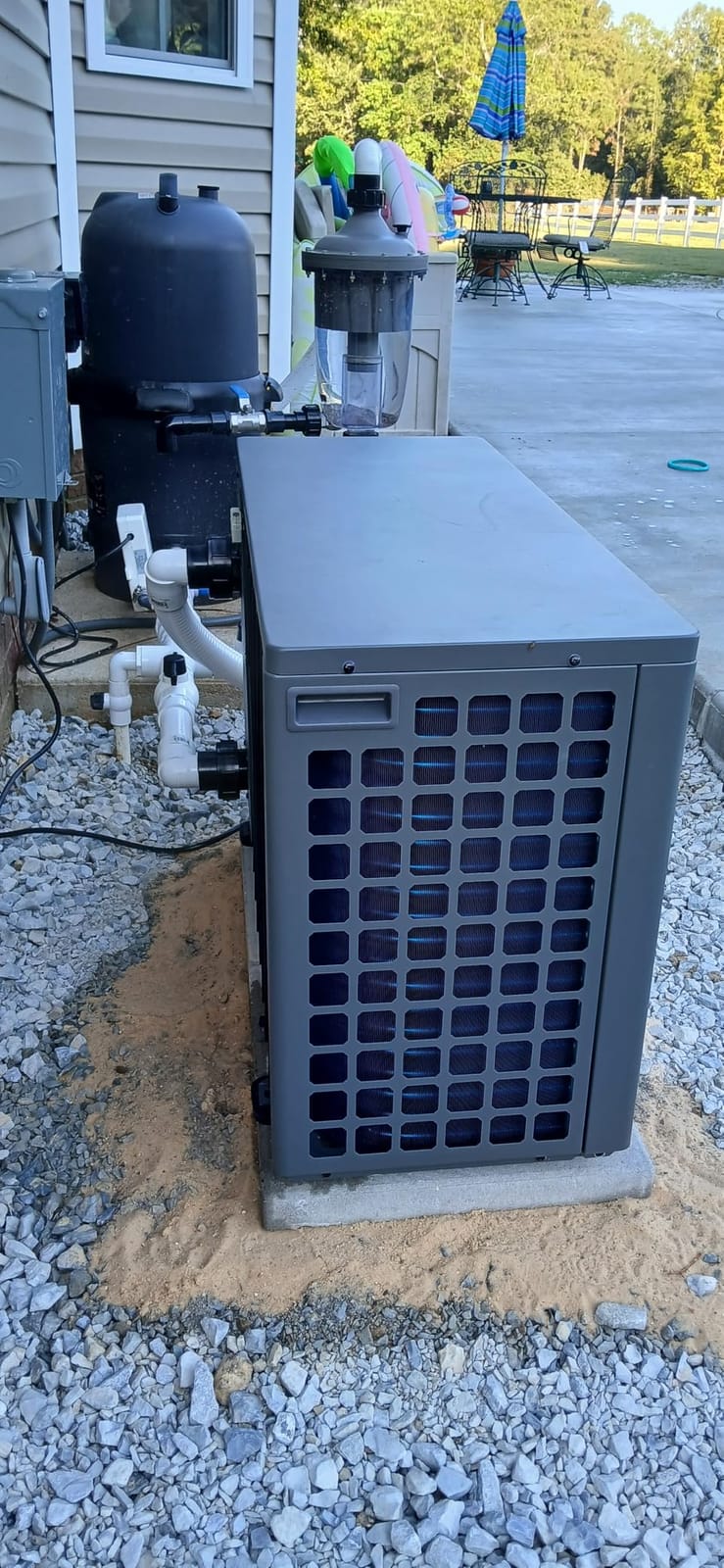 5,500 Gallon Heat Pump Pool Heater for Above Ground Pool 110v customer photo 1
