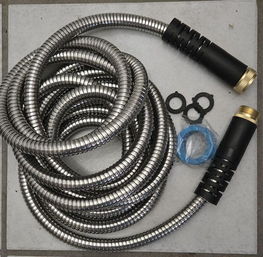 100 ft Expandable Garden Hose - Lightweight, Ultra Flexible, Durable, No Kink-Free Heavy Duty Expanding Garden Hoses - RV, Gardening Marine and Camper Water Hose customer photo 1