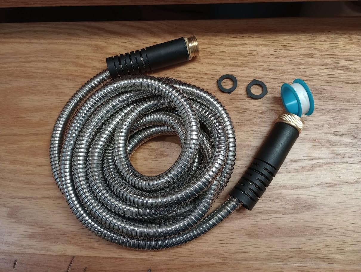 100 ft Expandable Garden Hose - Lightweight, Ultra Flexible, Durable, No Kink-Free Heavy Duty Expanding Garden Hoses - RV, Gardening Marine and Camper Water Hose customer photo 2