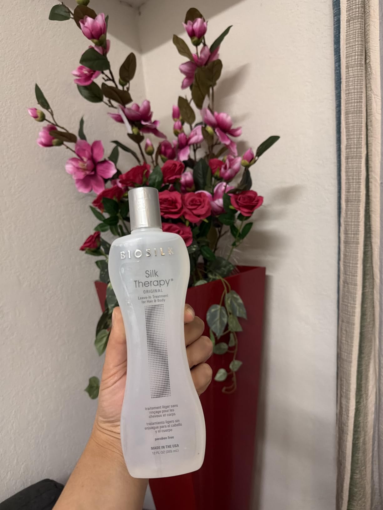 BioSilk Silk Therapy Original, Leave-In Hair Treatment, 12 Oz customer photo 1