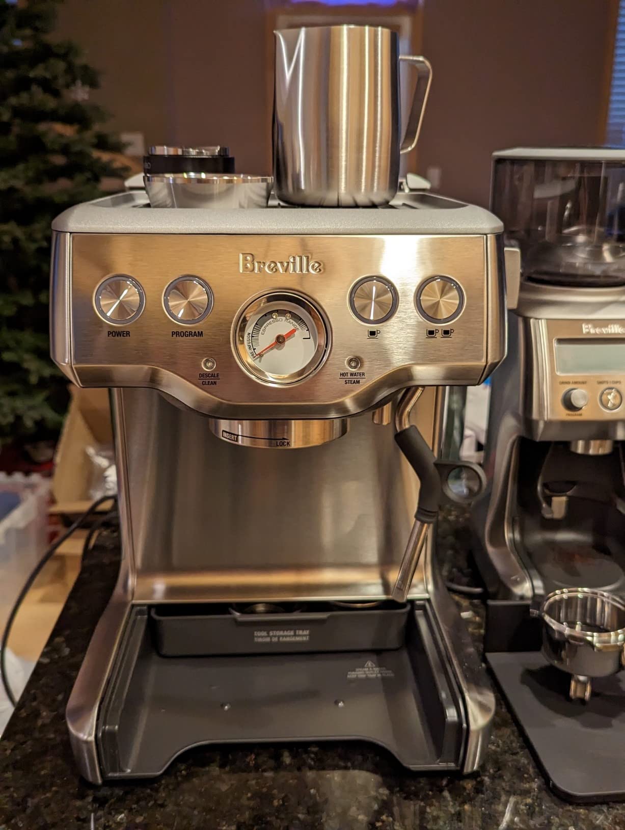 Breville BES840XL Infuser Espresso Machine, Brushed Stainless Steel customer photo 1