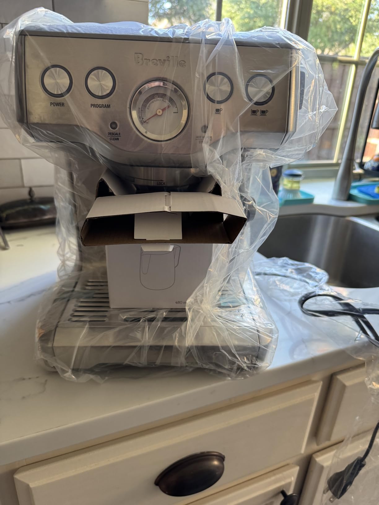 Breville BES840XL Infuser Espresso Machine, Brushed Stainless Steel customer photo 2