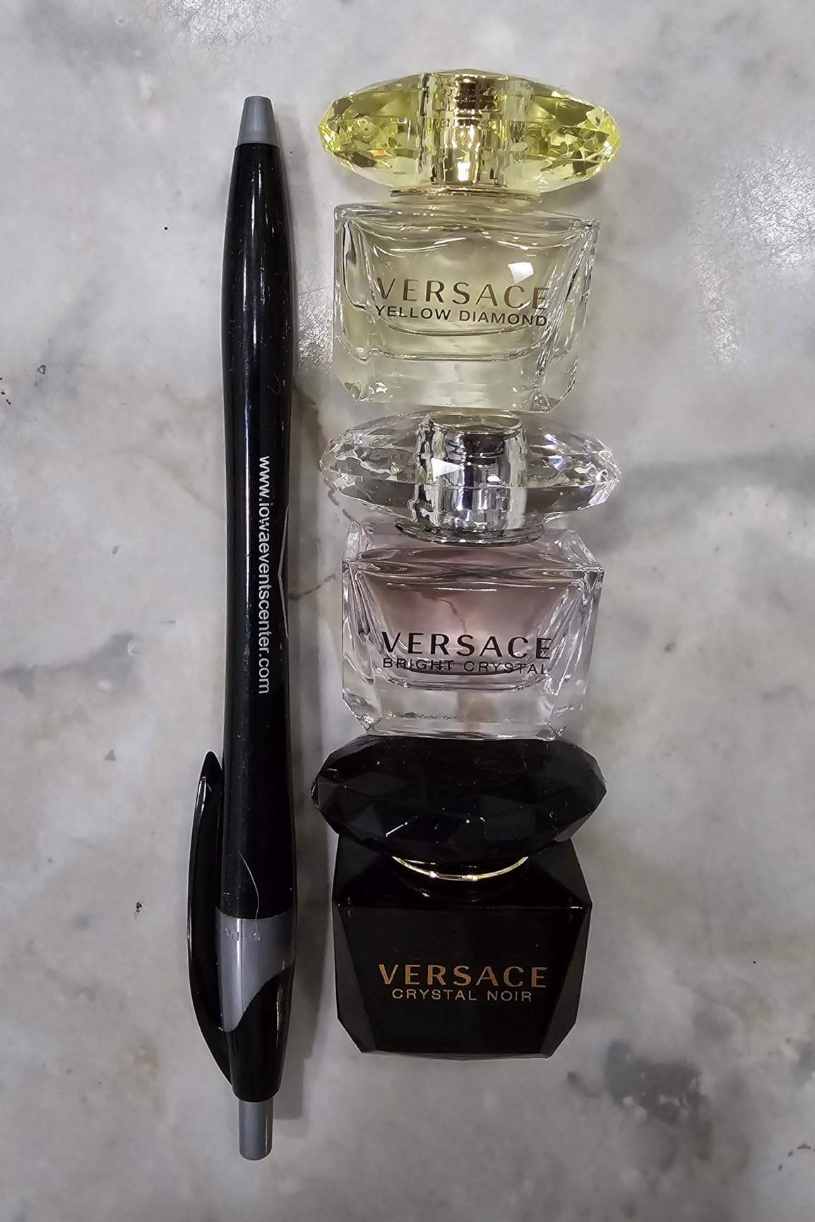 Versace Perfume for Women Variety 3-Piece Mini Gift Set – Yellow Diamond, Crystal Noir, Bright Crystal customer photo 2