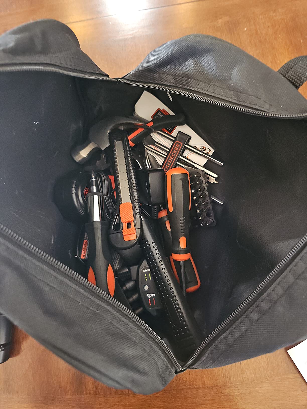 BLACK+DECKER 20V MAX 68-Piece Cordless Drill and Home Tool Project Kit with Tool Storage Bag (LDX120PK) customer photo 1