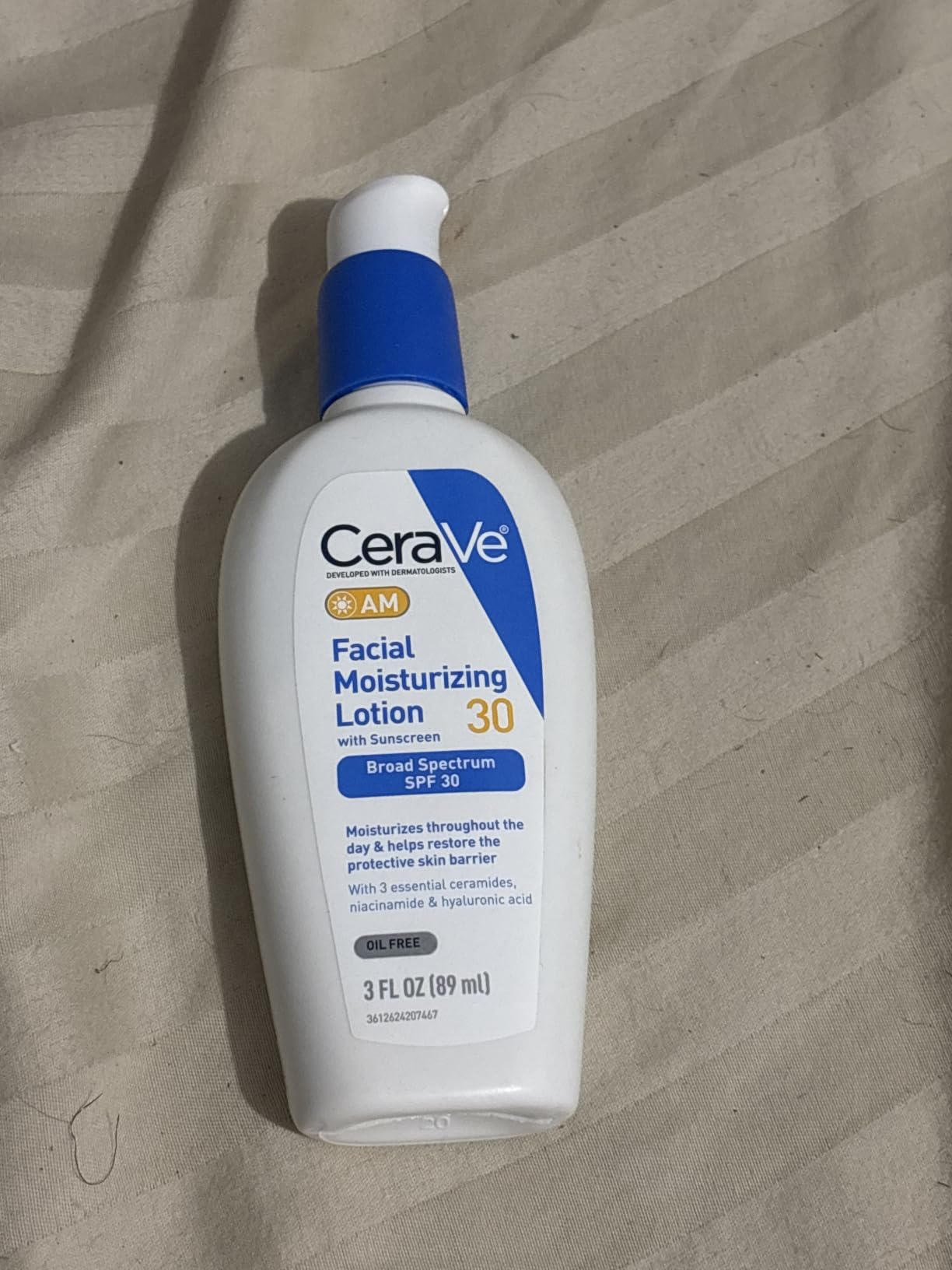 CeraVe AM Facial Daily Moisturizer, SPF 30 Face Sunscreen, 3oz customer photo 2