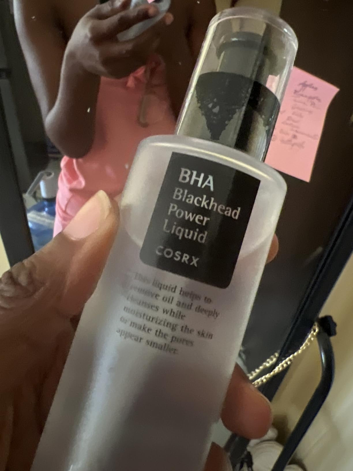 COSRX Niacinamide 2% + BHA 4% Blackhead Exfoliant Korean Toner, 3.38fl.oz customer photo 2