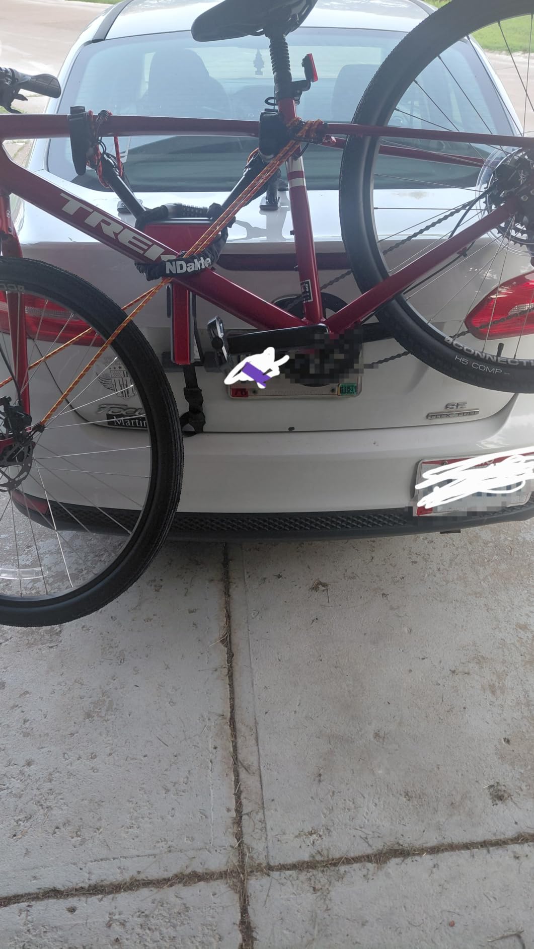 Allen Sports Ultra Compact Folding 2-Bike Trunk Mount Rack, Model MT2-B customer photo 1