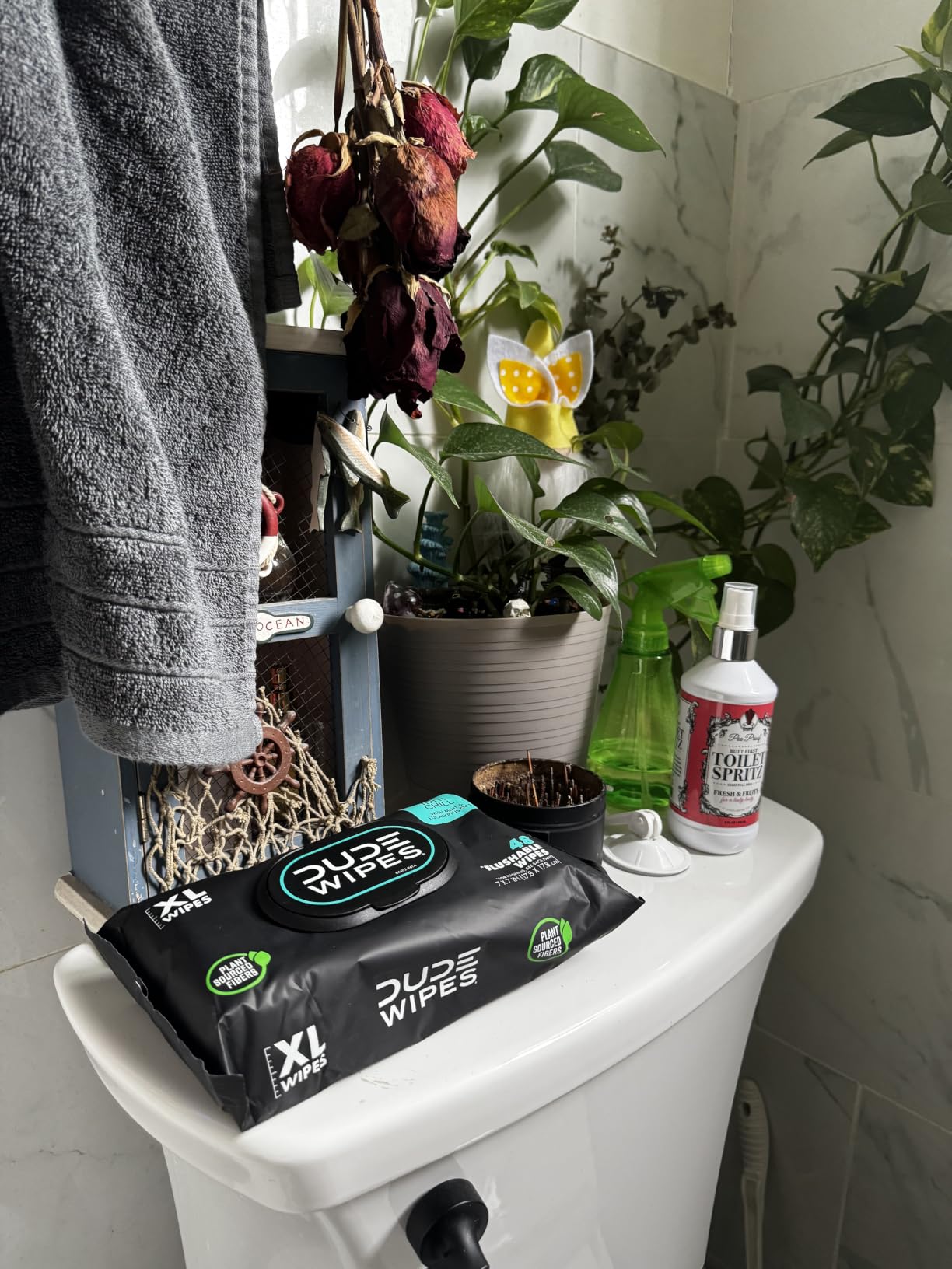 DUDE Wipes Unscented Adult Flushable Wet Wipes, Sensitive Skin, 288 Count customer photo 2